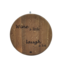 Weinfass Wandschild ''Wine a little'' - Mancave