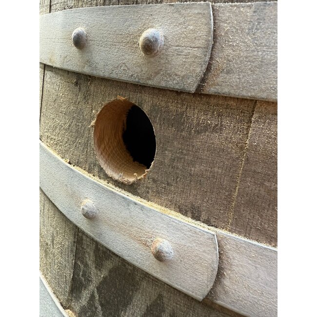Holz-Regentonne 300L Eiche Weinfass los Deckel