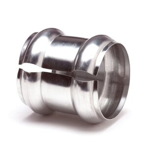 Zink-Überschiebmuffe 80 mm mit Fallrohrschelle