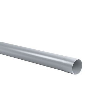 PVC Rohr 80 x 1,5mm 3 miter grau
