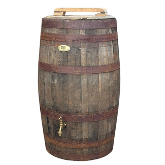 Holz-Regentonne "Scottisch" Small los Deckel 120 Ltr