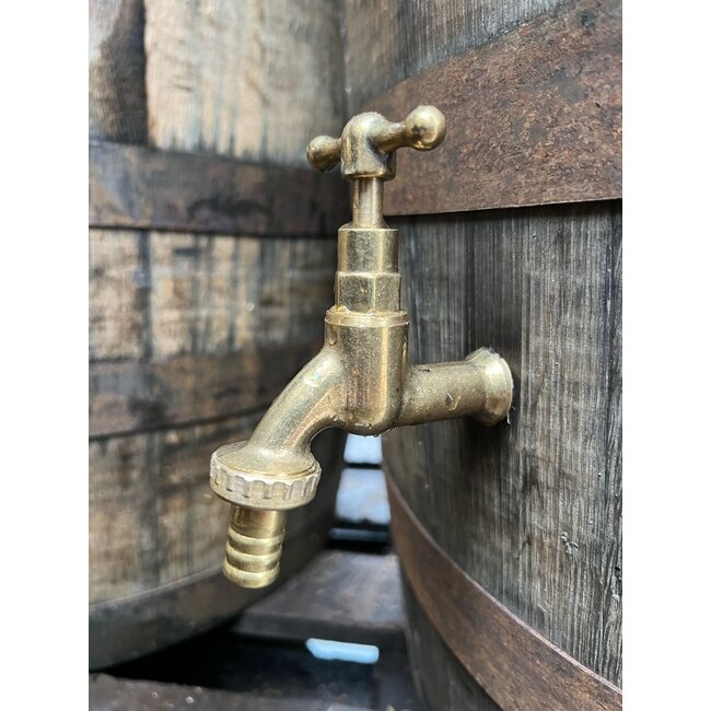 Holz-Regentonne "Scottisch" Small vast Deckel 120 Ltr