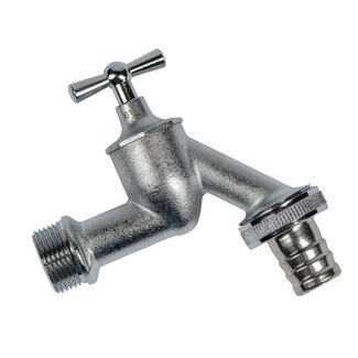 Regentonnenhahn "Verchromt" groß 3/4"x 19mm