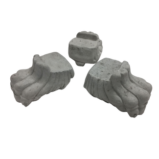 Betonuntersetzer für Regentonne, 3er-Set, groß