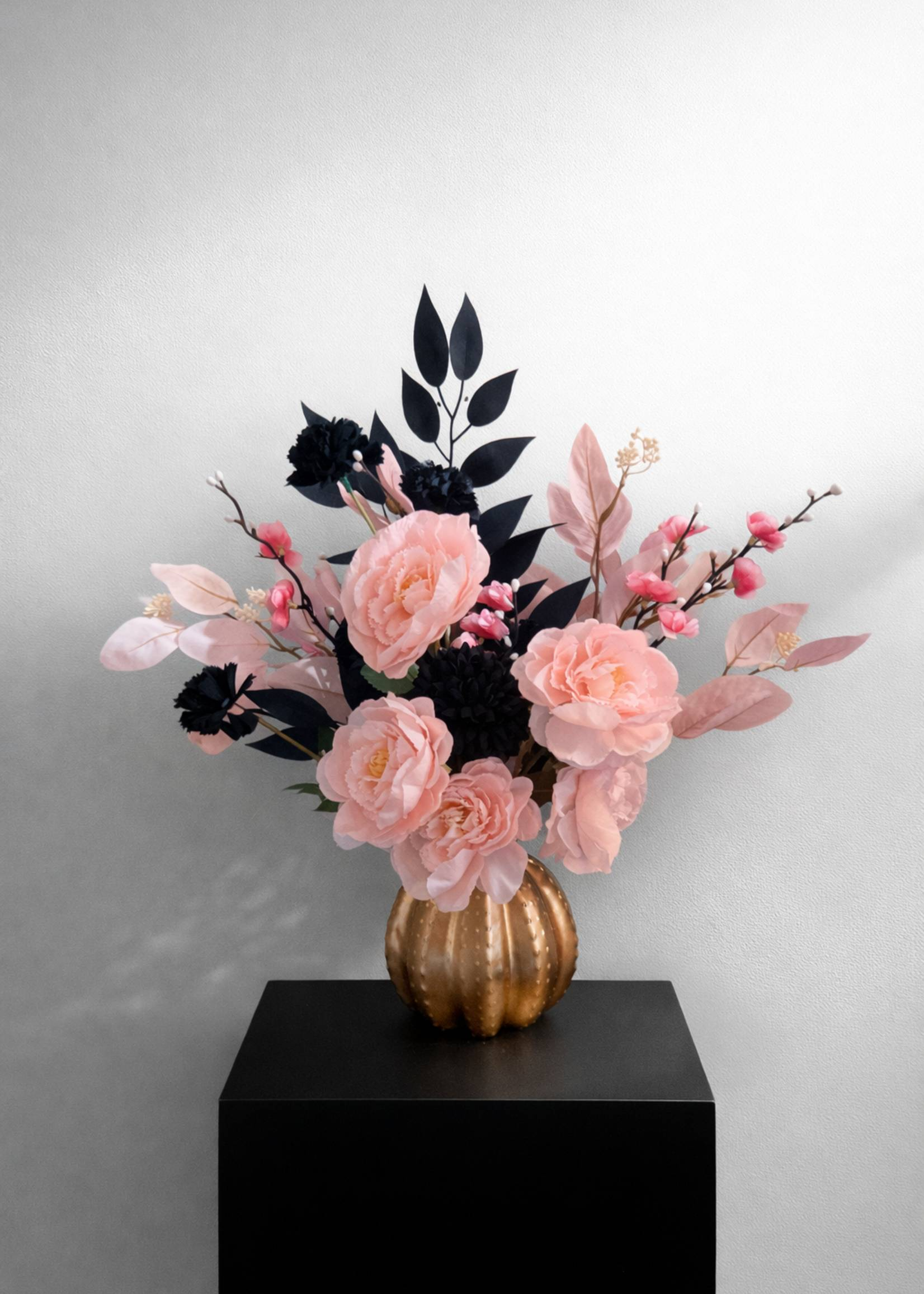 Salon Tafel Boeket Noir Blossom