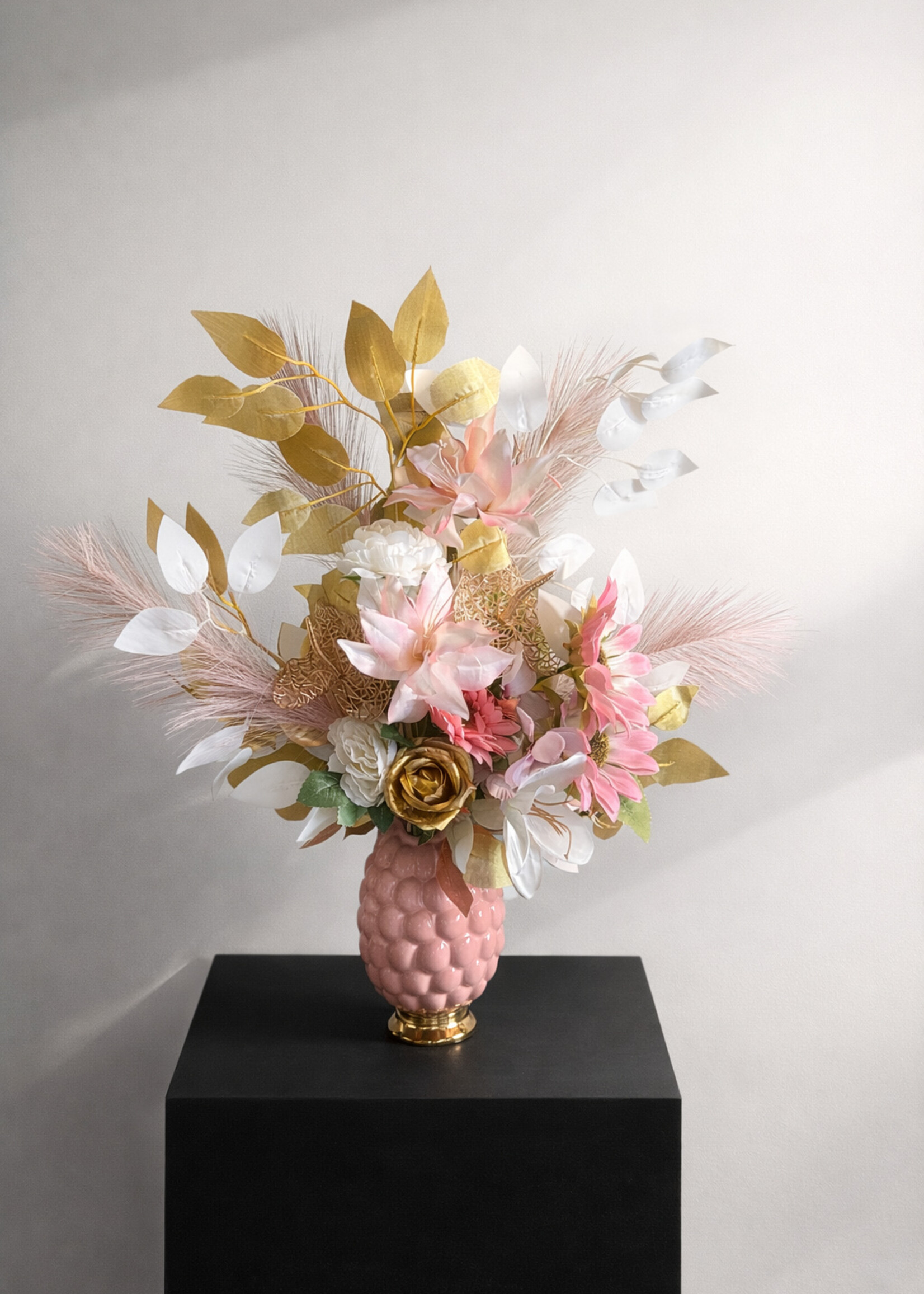 Salontafel Boeket Pink Gold Chic