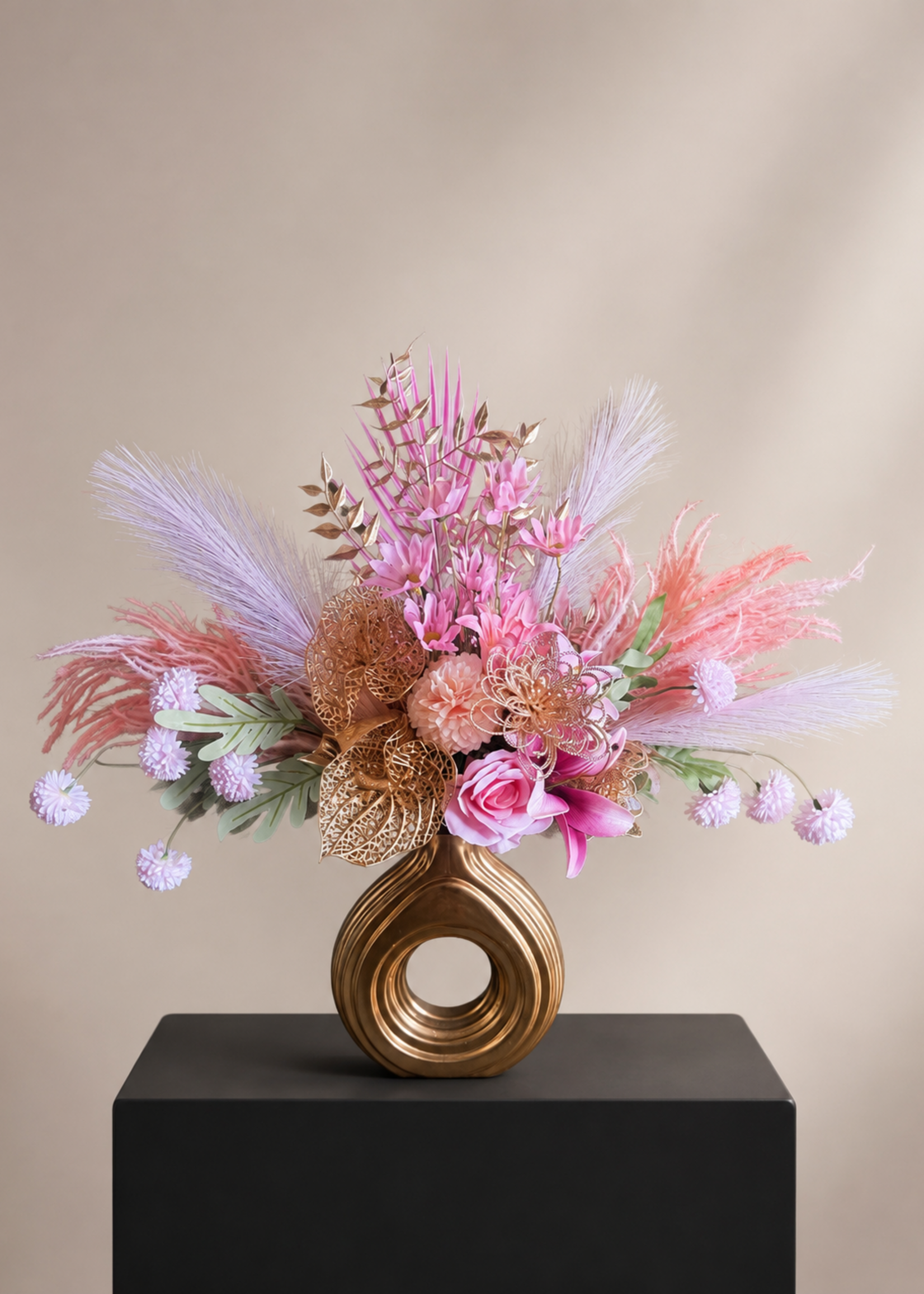 Salontafel Boeket Rosé Chic