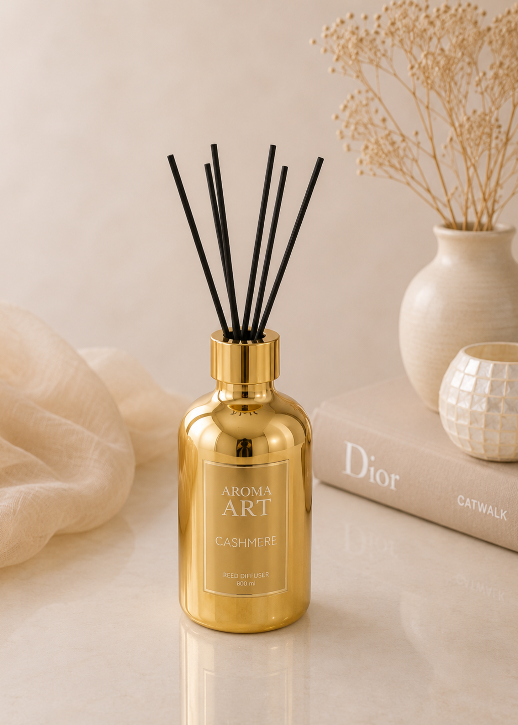 Geurstokjes Cashmere Gold