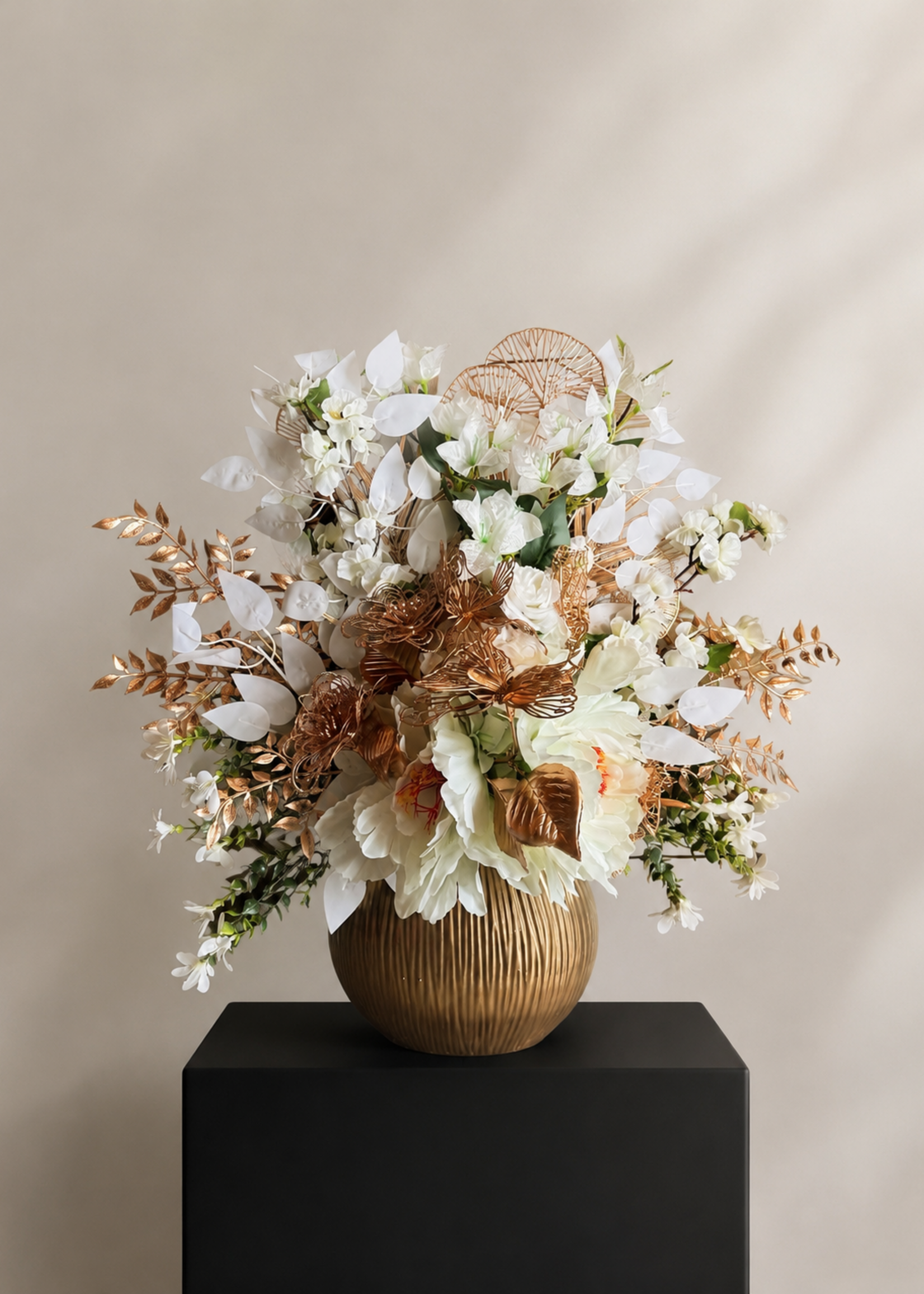 Pluk Boeket Ivory Gold Elegance