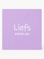 Wenskaart 'Liefs'