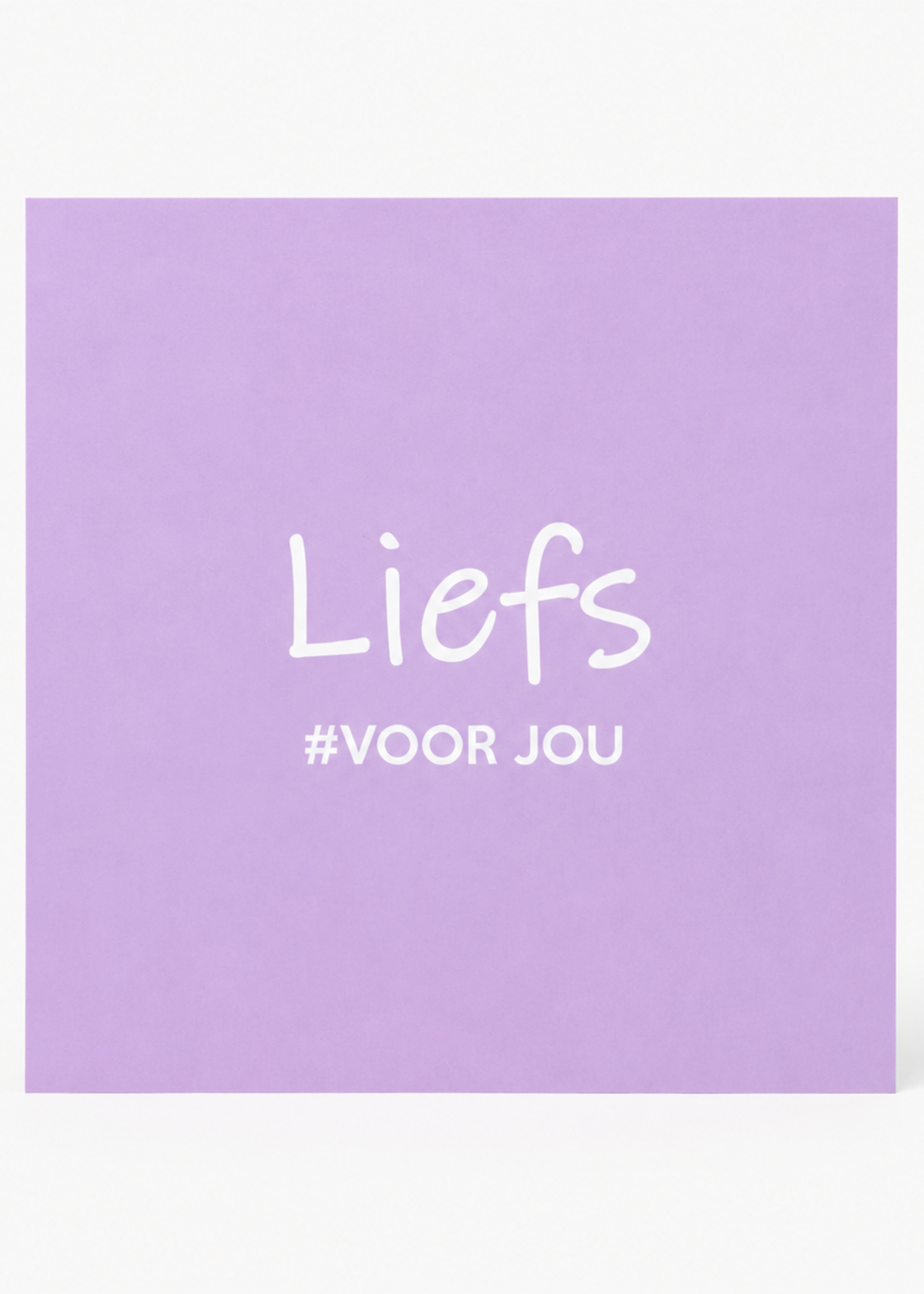 Wenskaart 'Liefs'