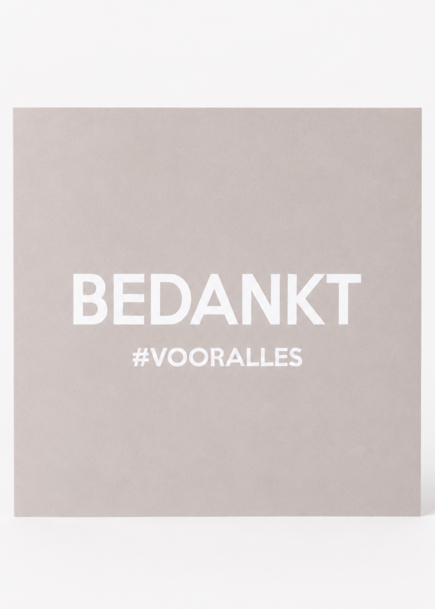 Wenskaart 'Bedankt'