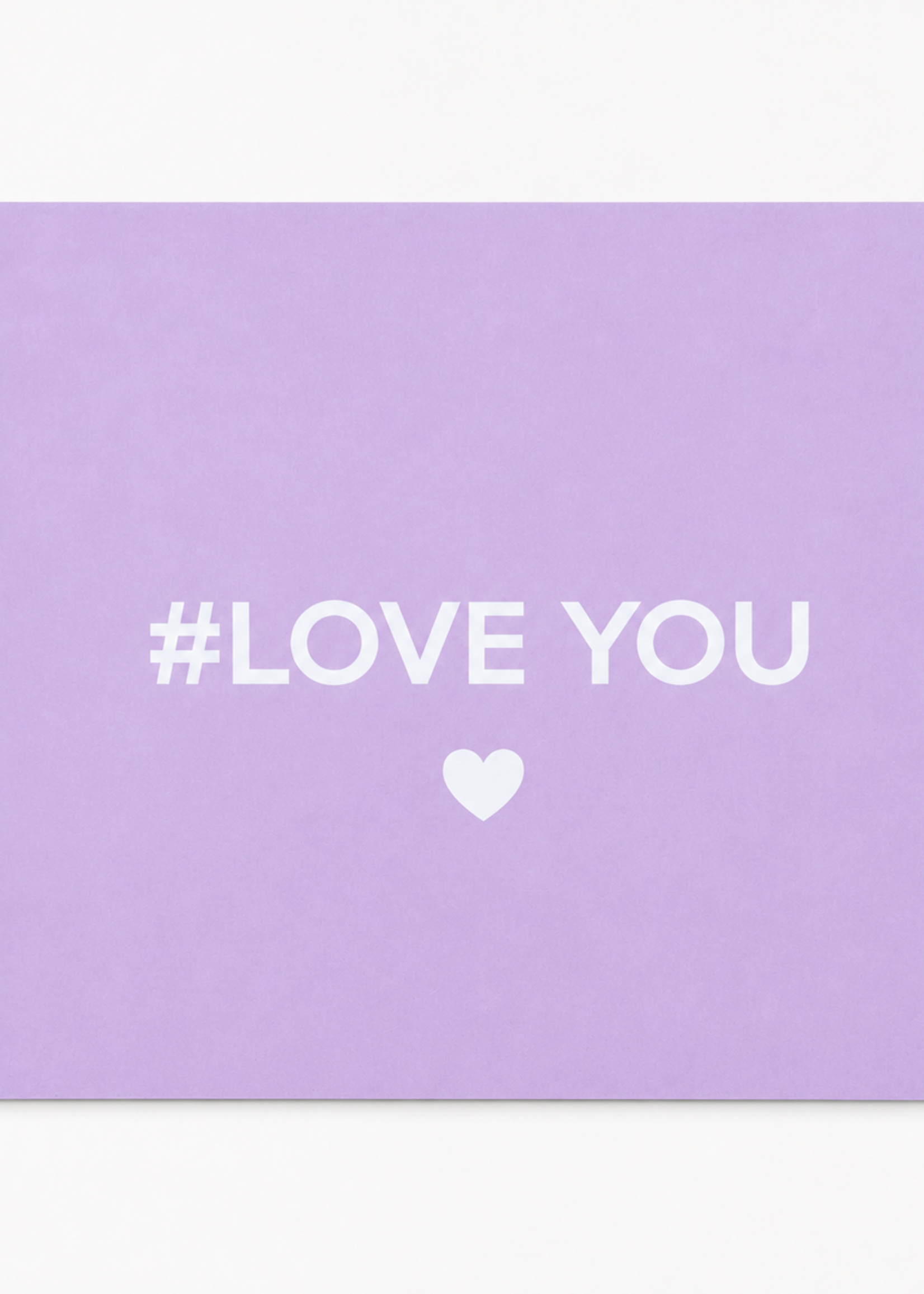 Wenskaart 'Love you'