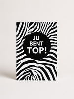 Wenskaart 'Jij bent top'
