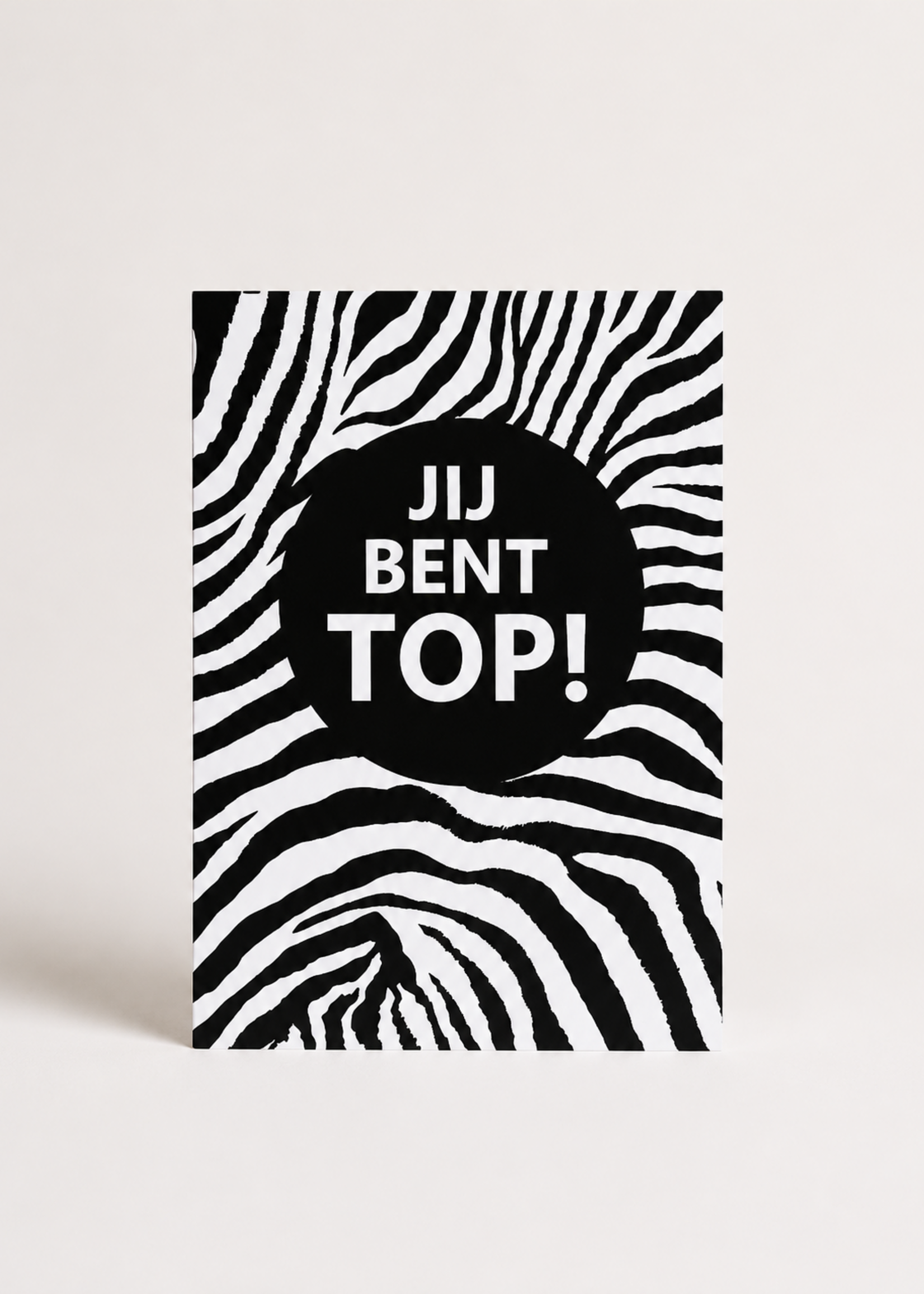 Wenskaart 'Jij bent top'