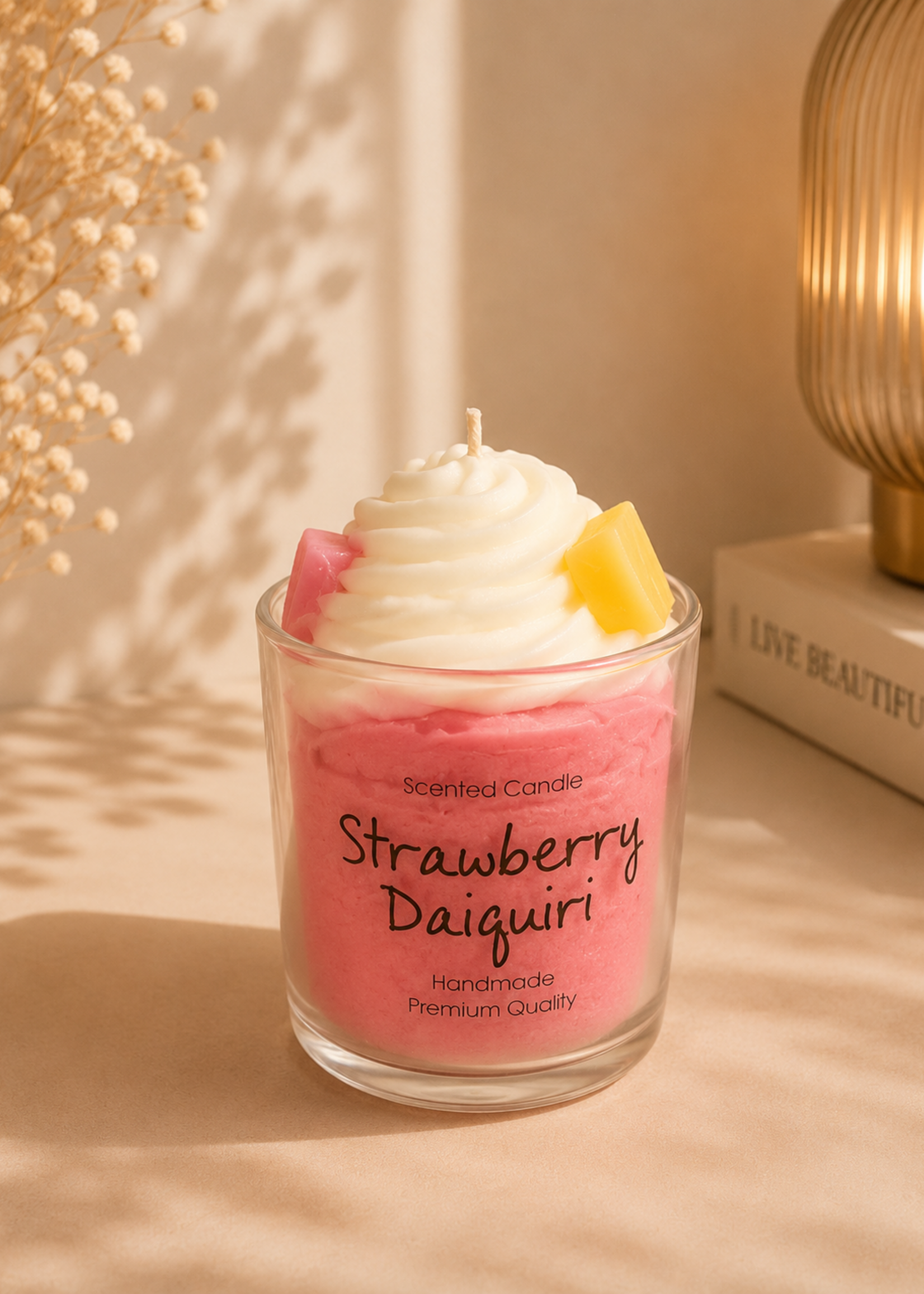 Geurkaars Strawberry Daiquiri