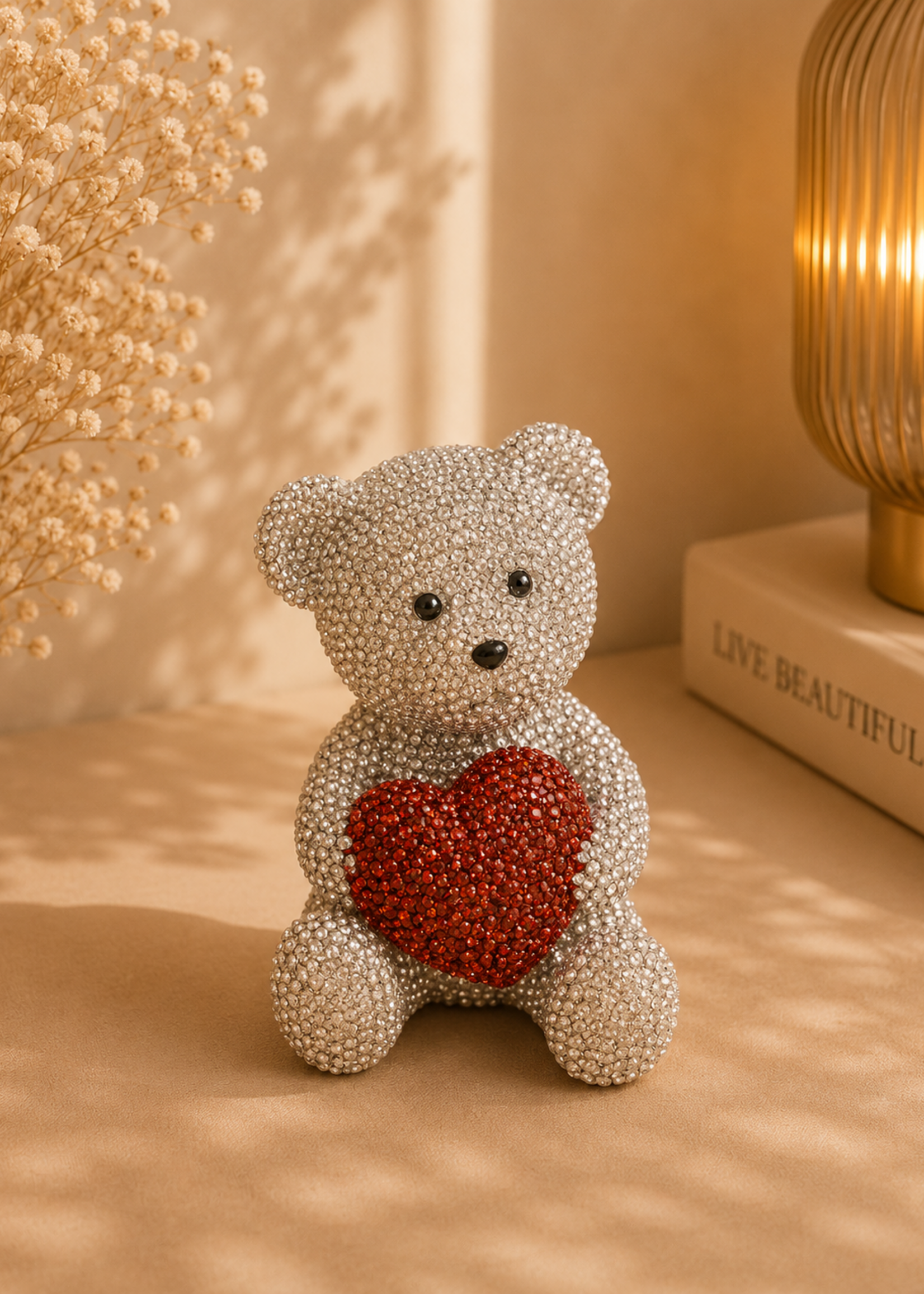 Teddy Crystal Chic Heart