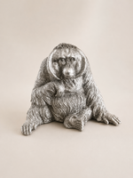 Ornament monkey Silver L