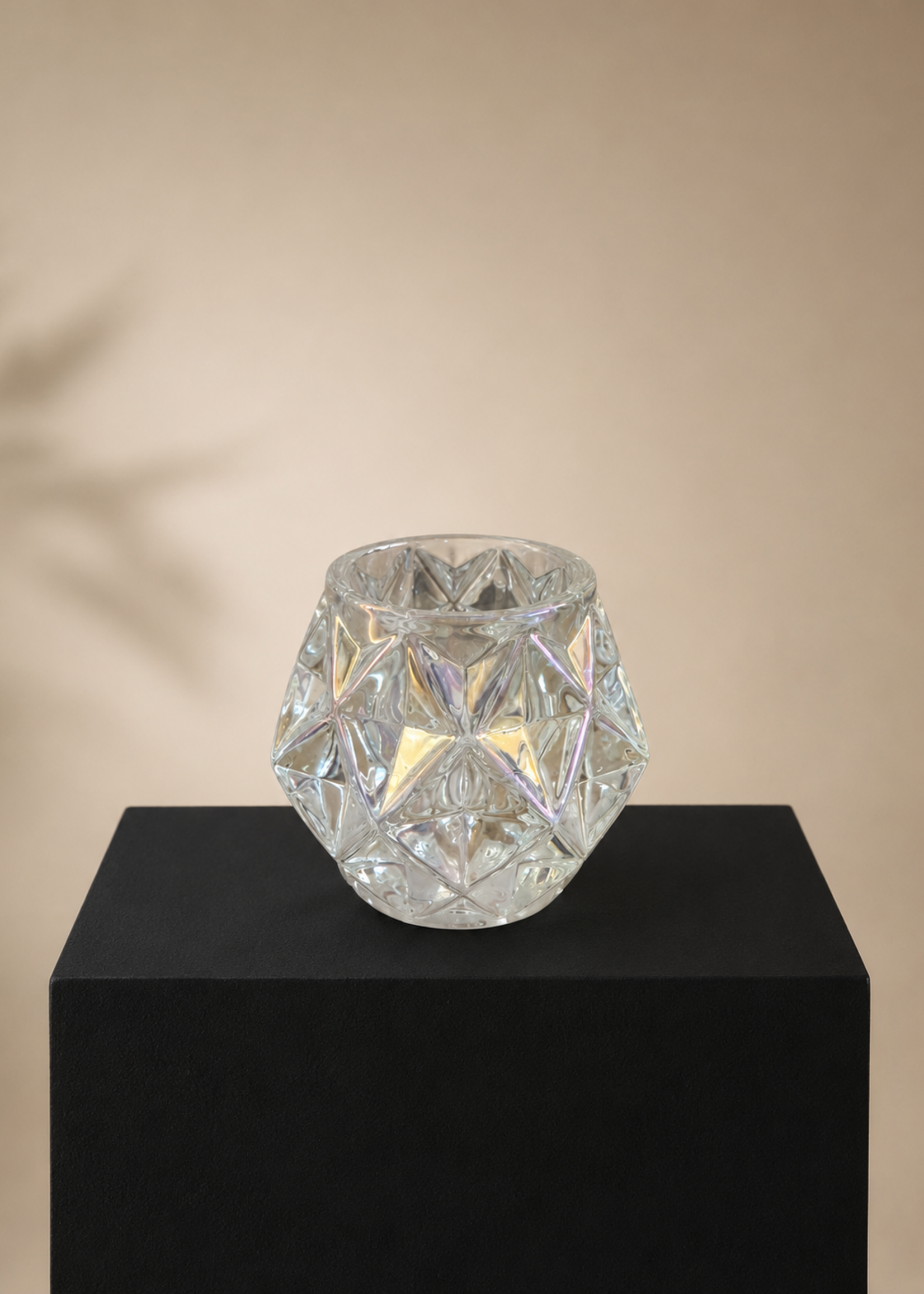 Theelichthouder Crystal Glow