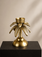 Kandelaar Palmboom Goud