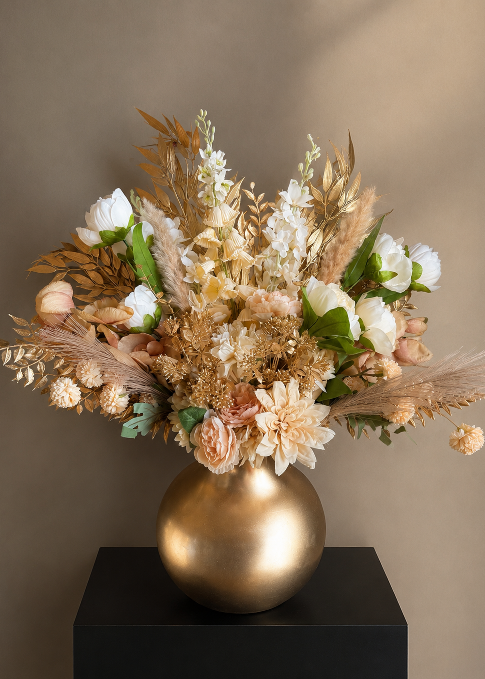 Pluk Boeket Champagne Pearl