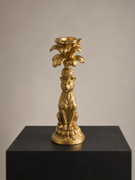 Kandelaar Leopard Goud