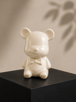 Teddy metallic White