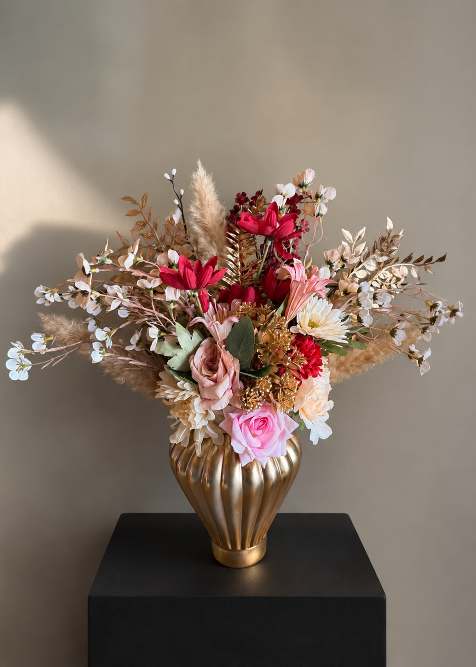Salontafel Boeket Champagne Rouge