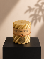 Kaars Countryfield Goud S
