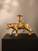 Kandelaar Panter Goud