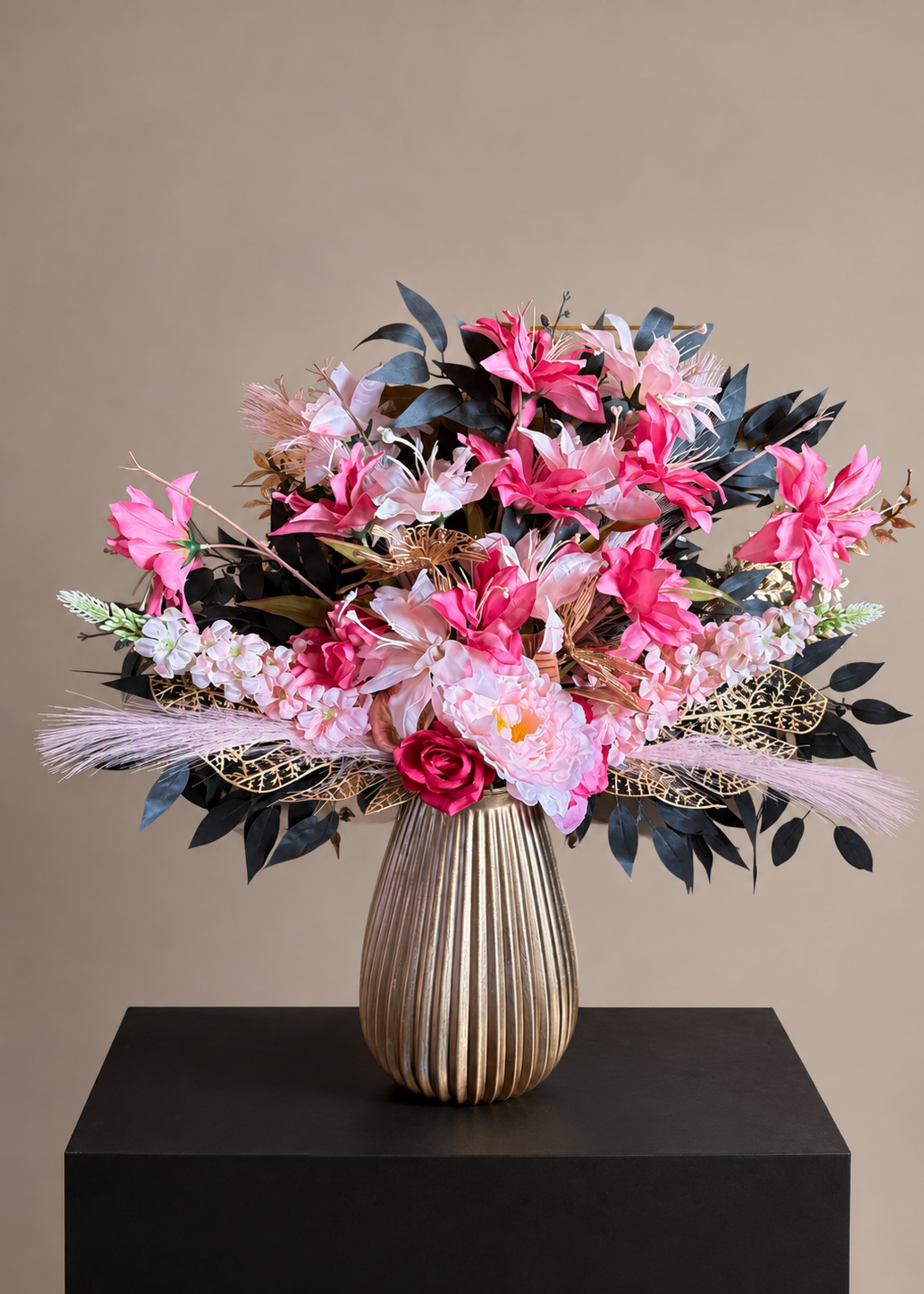 Pluk Boeket Fuchsia Noir