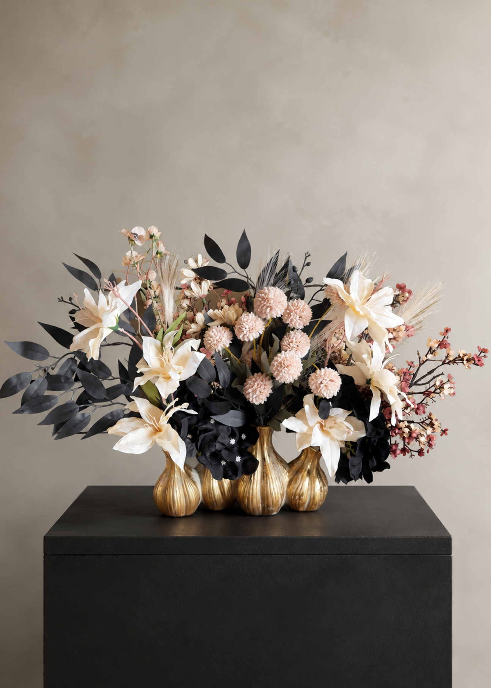 Toetervaas Boeket Noir Champagne