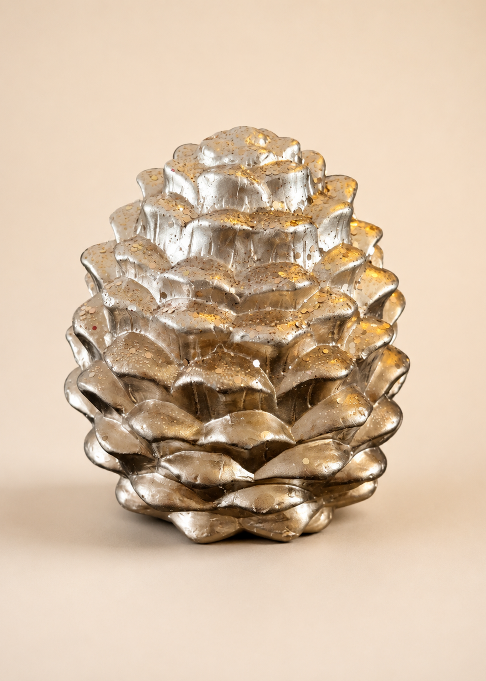 Ornament Dennenappel Goud