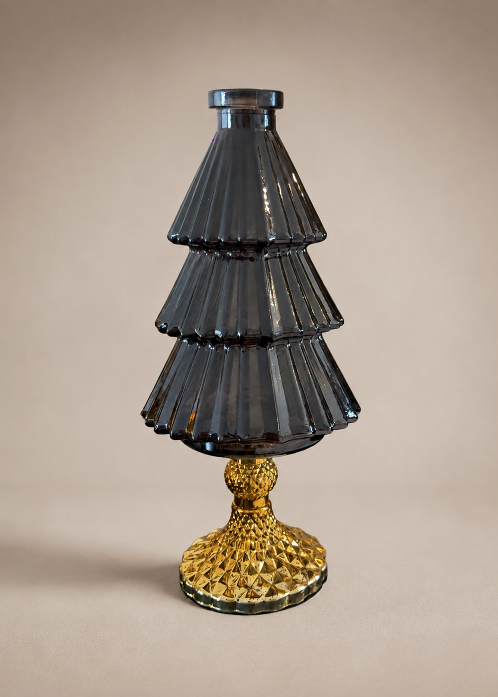 Kandelaar Christmas Tree Black/Gold