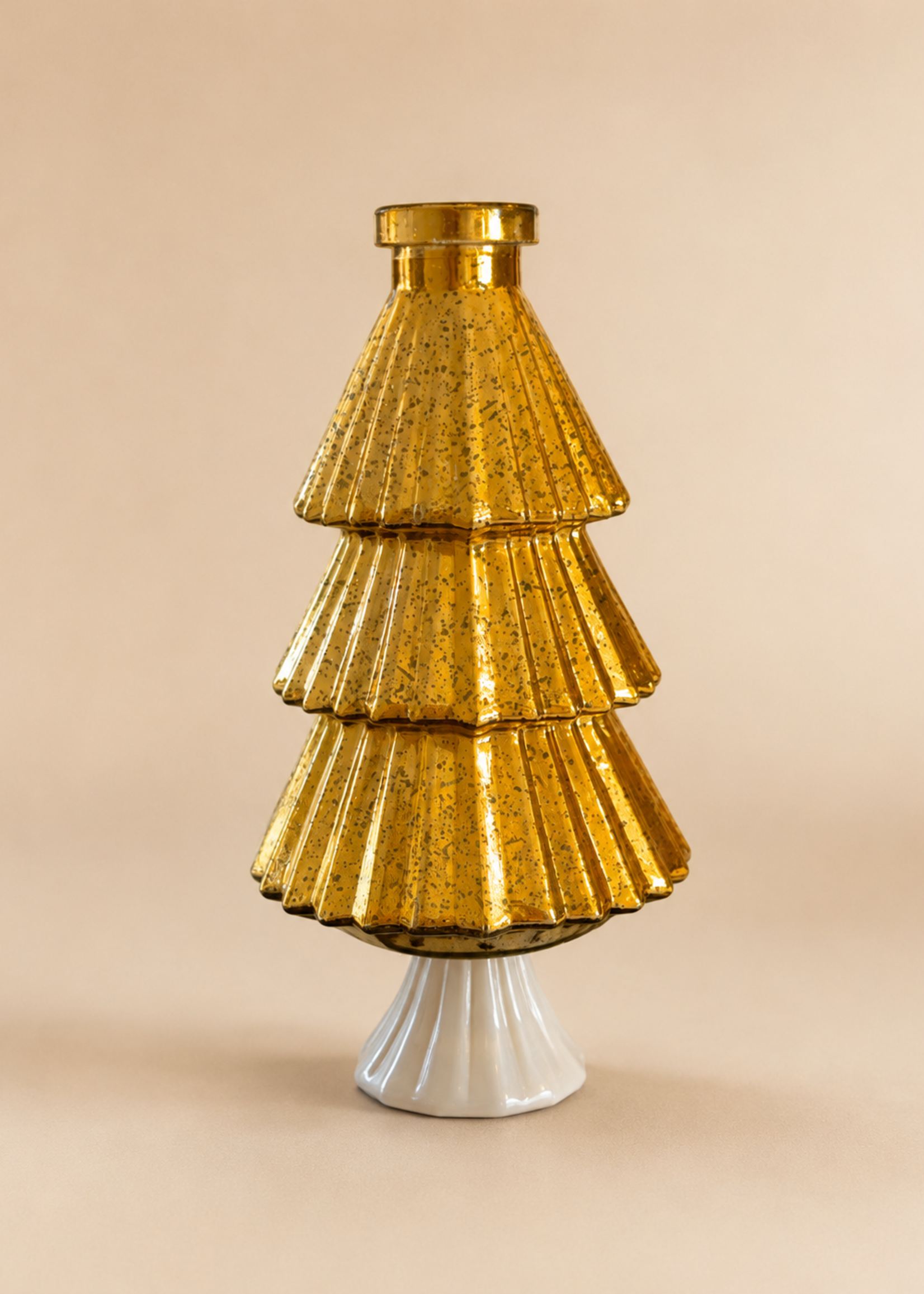 Kandelaar Christmas Tree Gold