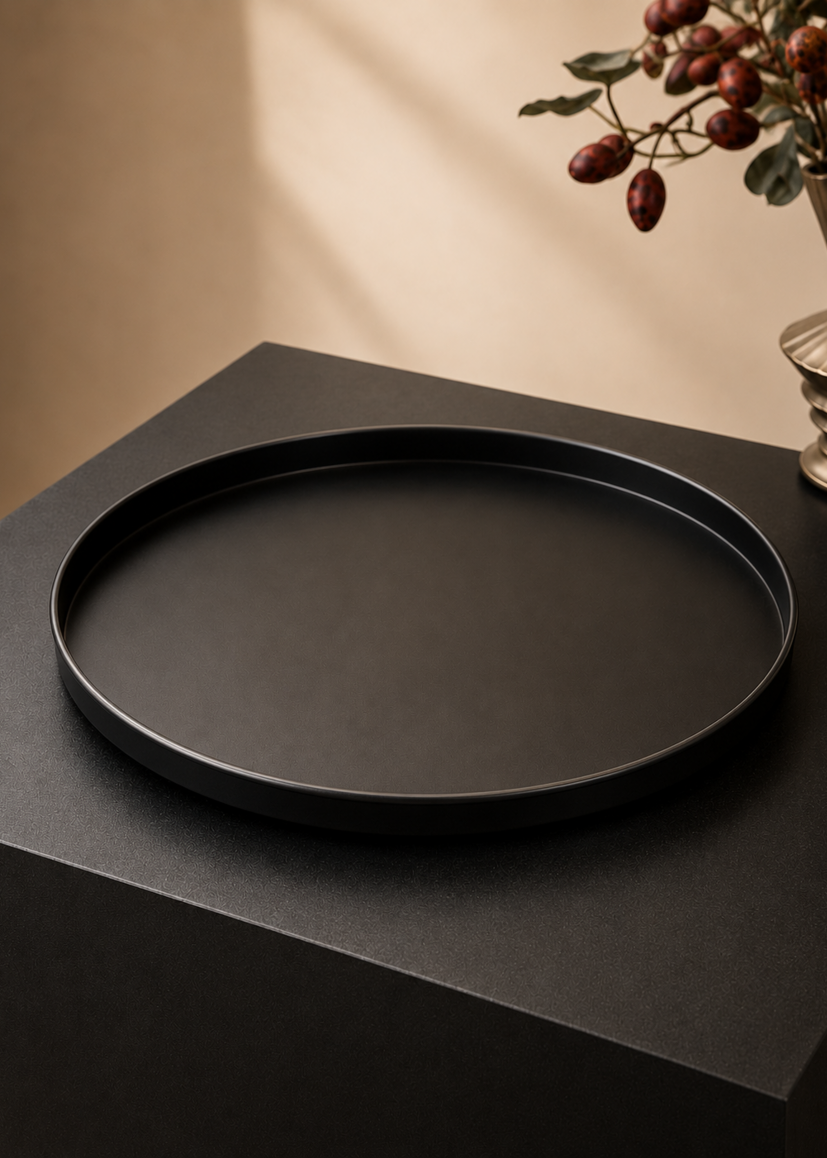 Dienblad Coaster Zwart