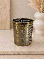 Theelichthouder Zebra Goud