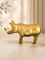 Ornament Neushoorn Goud
