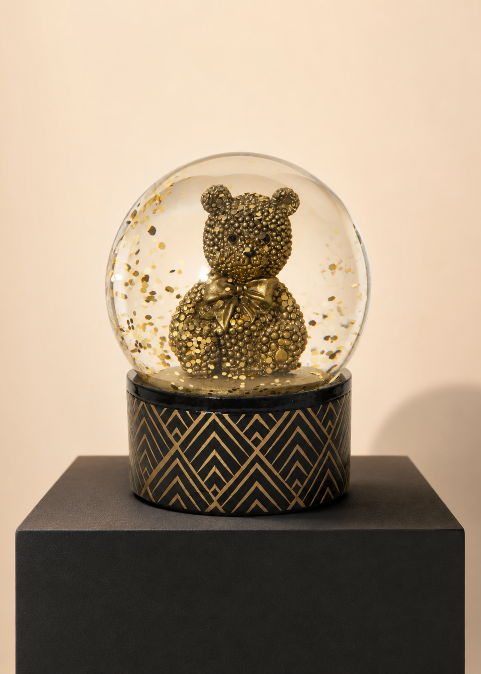 Sneeuwbol Teddy Beer Zwart