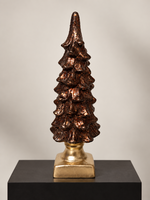 Sculptuur Kerstboom Bruin/Goud