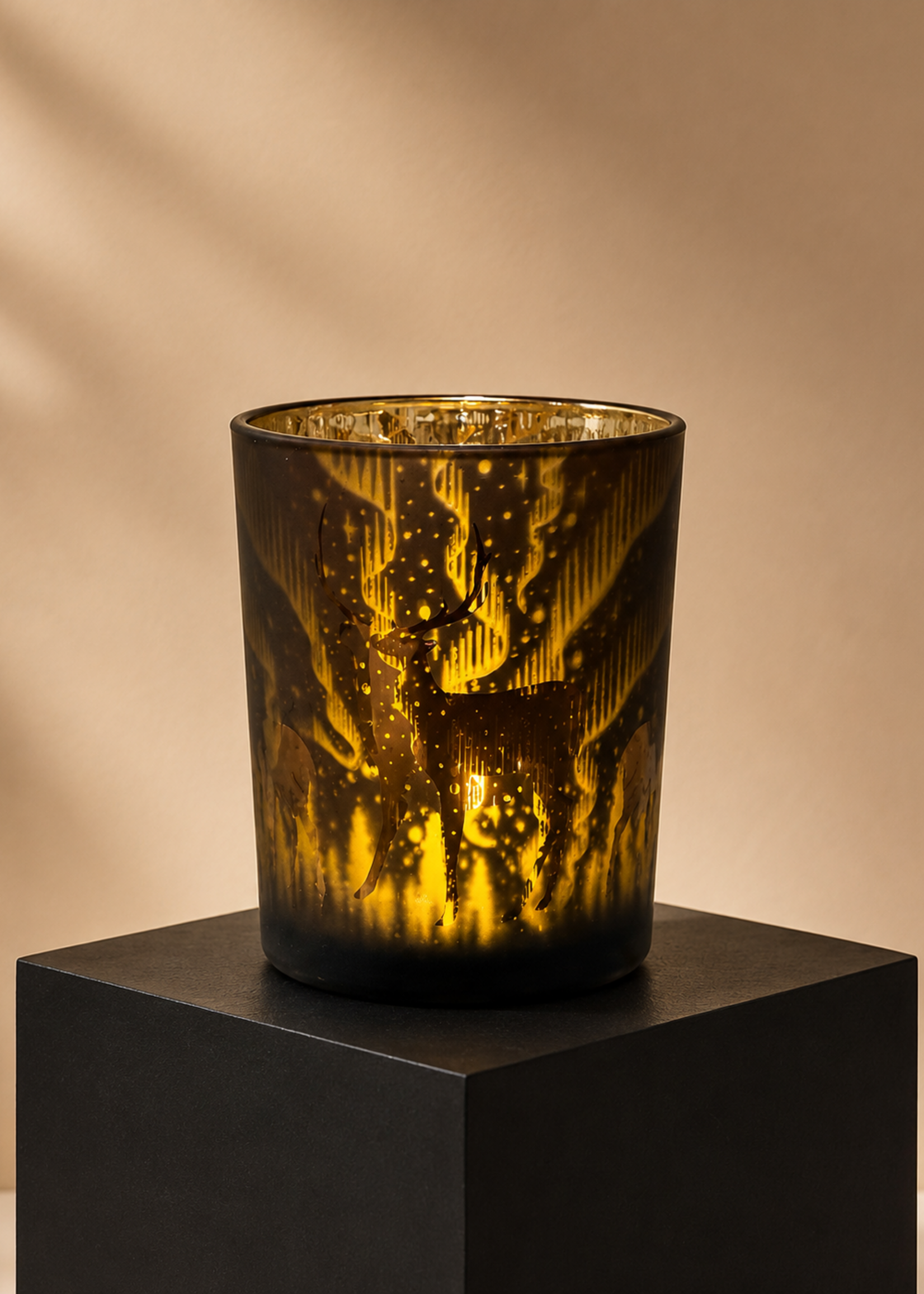 Theelichthouder 3D Forest M