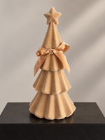 Kerstboom Fluweel Velvet Beige