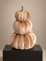 Pompoen Toren velvet/Fluweel Beige