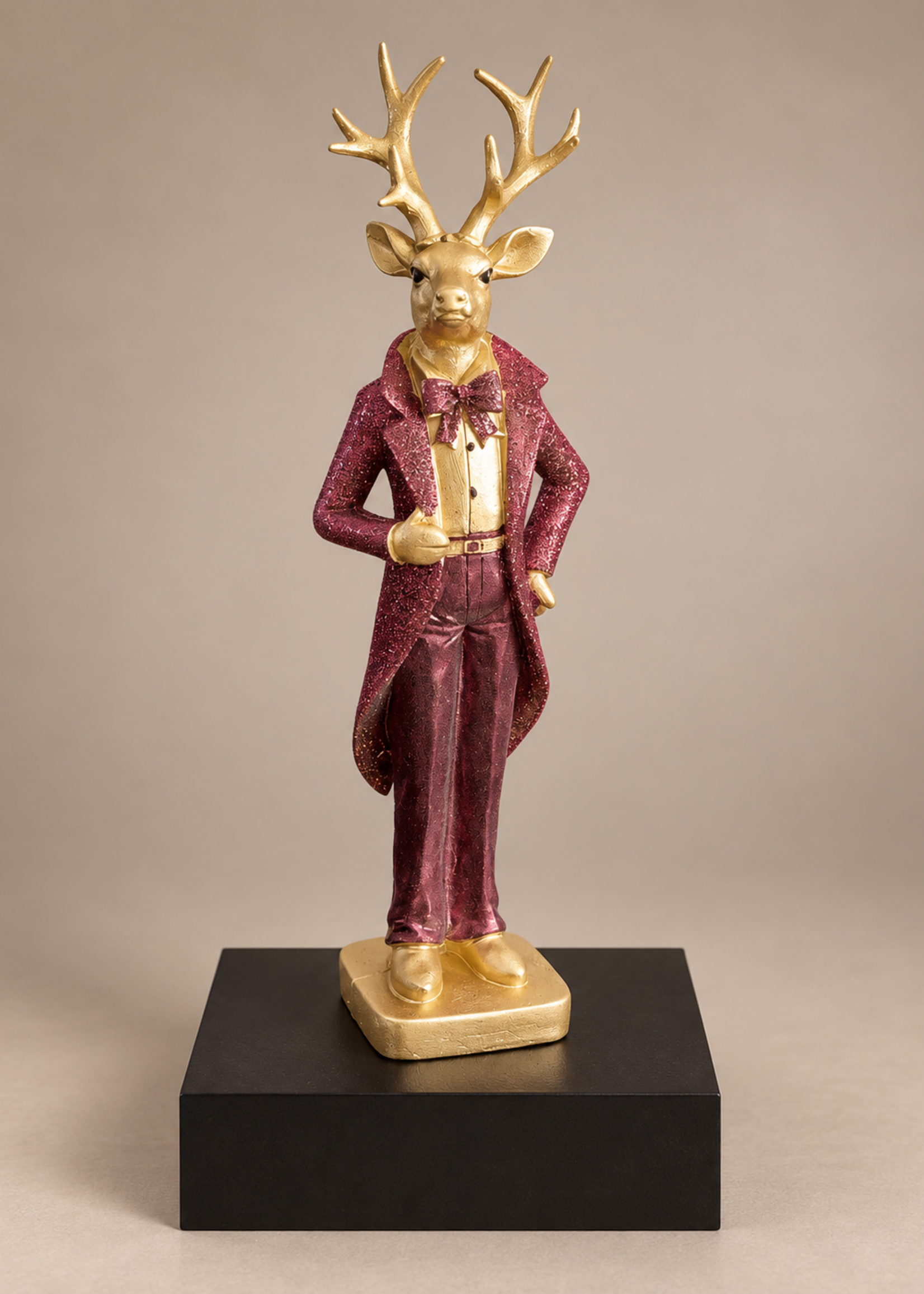 Hert Alfred Aubergine/Goud