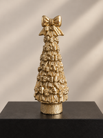 Kerstboom Strik Goud M