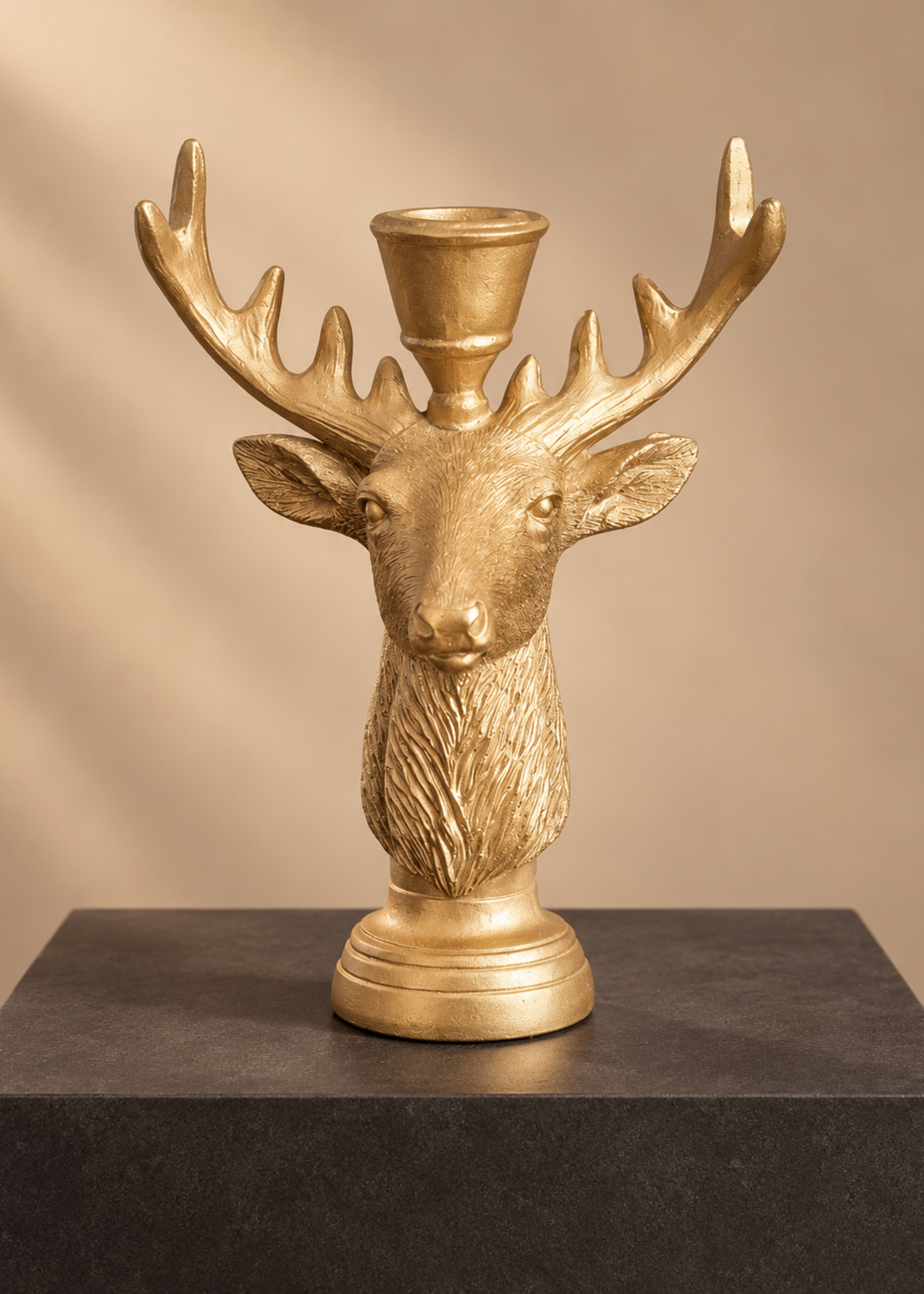 Kandelaar Rendier Goud