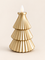 Led Kaars Kerstboom Goud