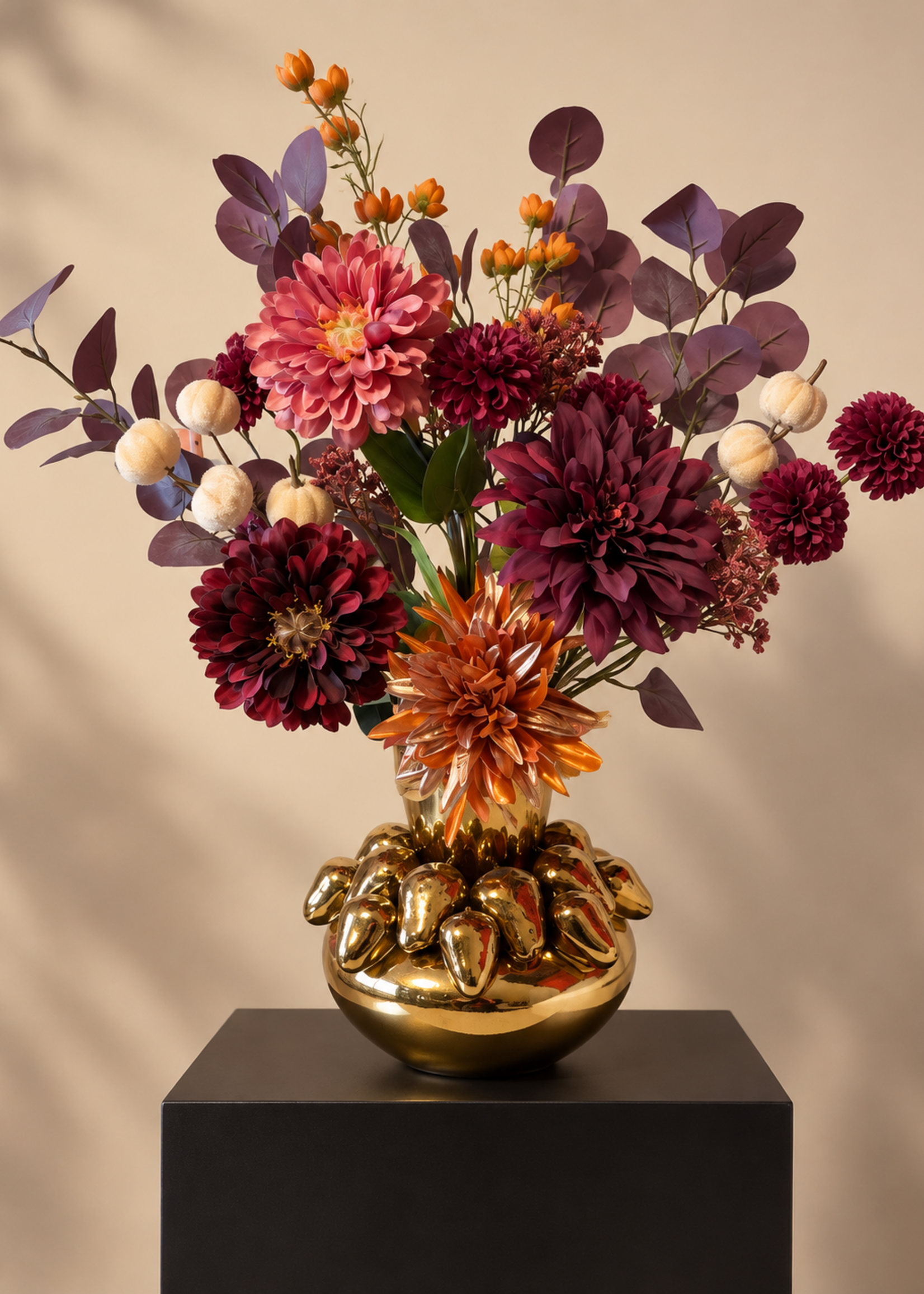Pluk Boeket Burgundy Elegance