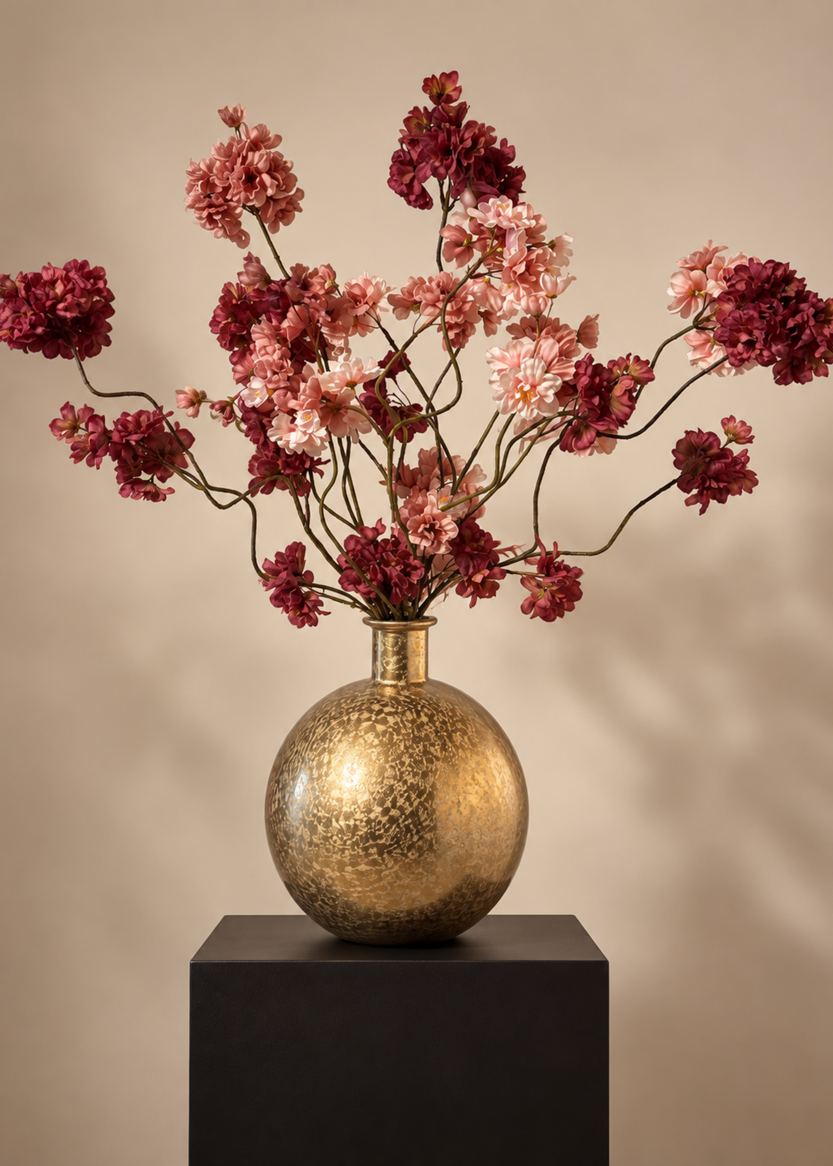 Pluk Boeket Burgundy Blush Elegance