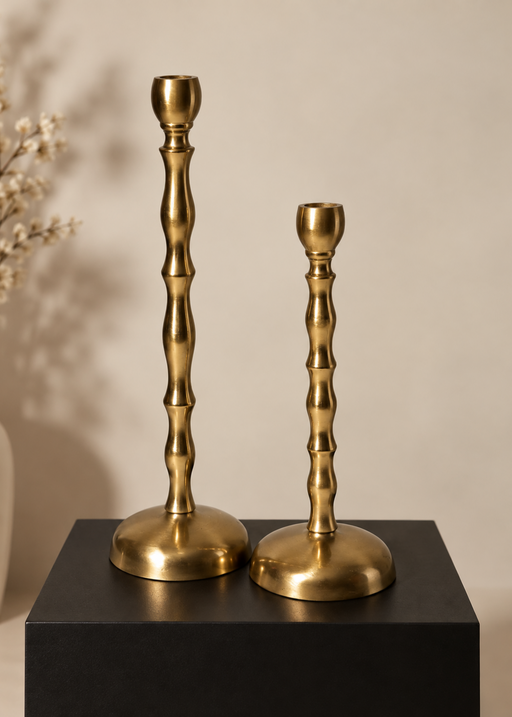 Kandelaar set Chic Goud (2 stuks)